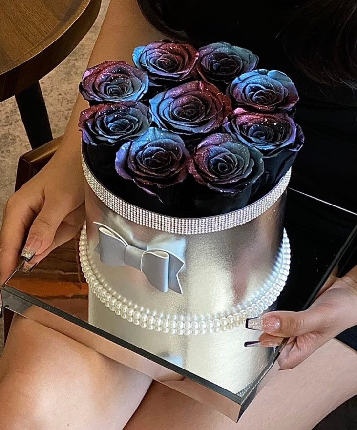 Flaurea Celestial Bowknot Preserved Rose Bouquet