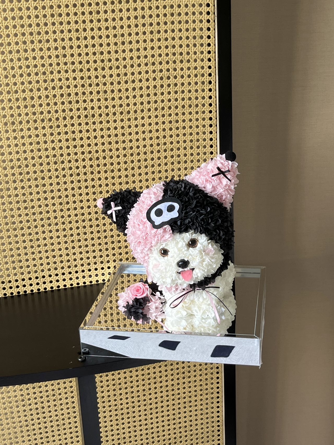 Flaurea Eternal Flower Floral Puppy - BlackPink (Kuromi)