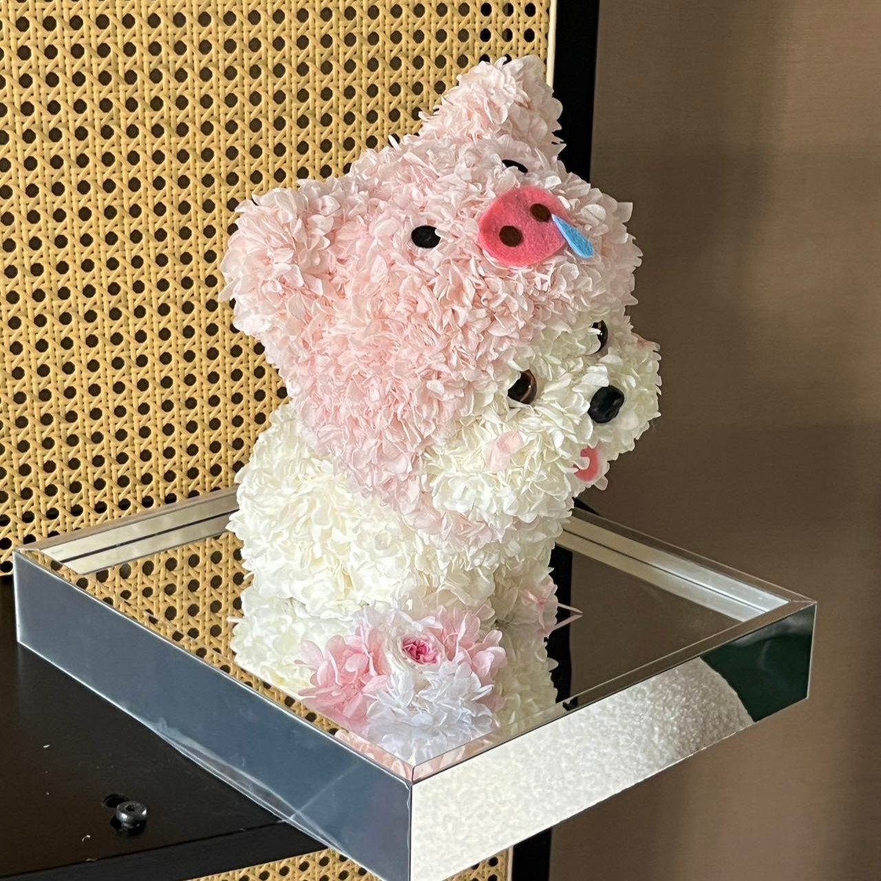 Flaurea Eternal Flower Floral Puppy - Piggy