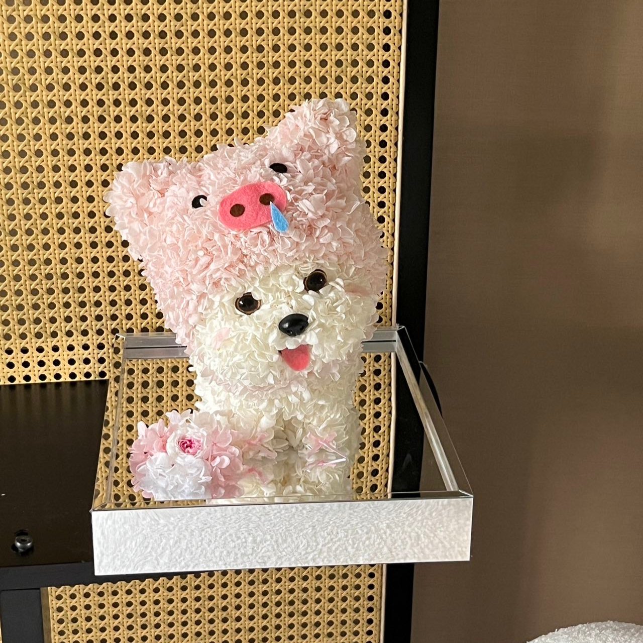 Flaurea Eternal Flower Floral Puppy - Piggy