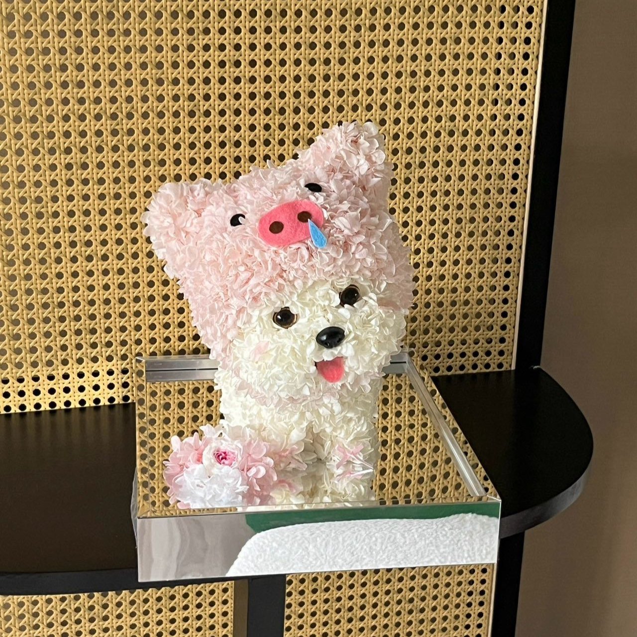 Flaurea Eternal Flower Floral Puppy - Piggy