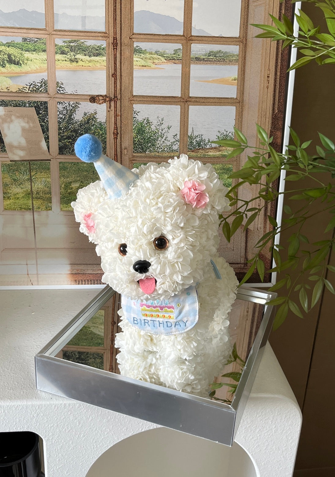Flaurea Eternal Flower Floral Puppy - Birthday