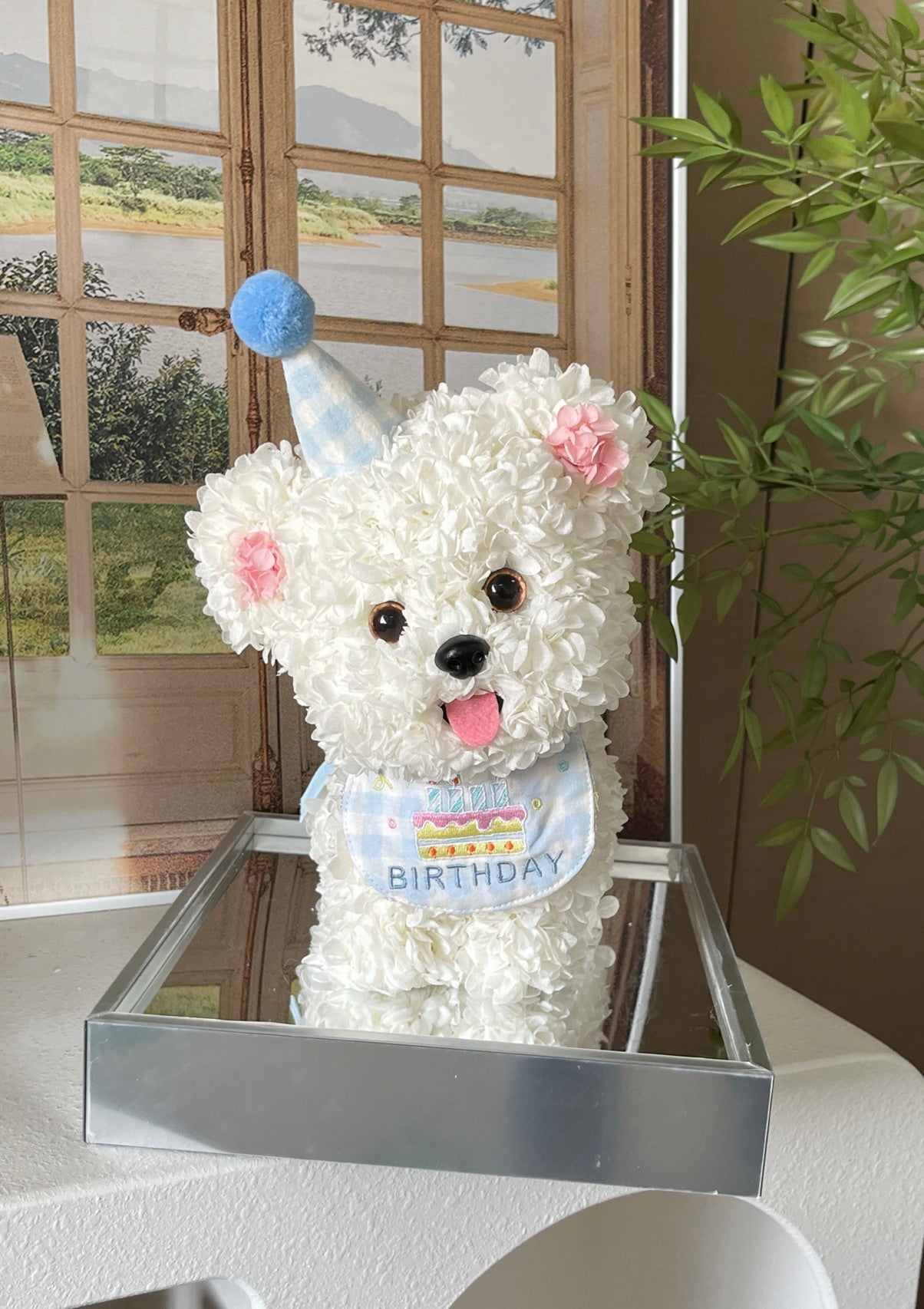 Flaurea Eternal Flower Floral Puppy - Birthday