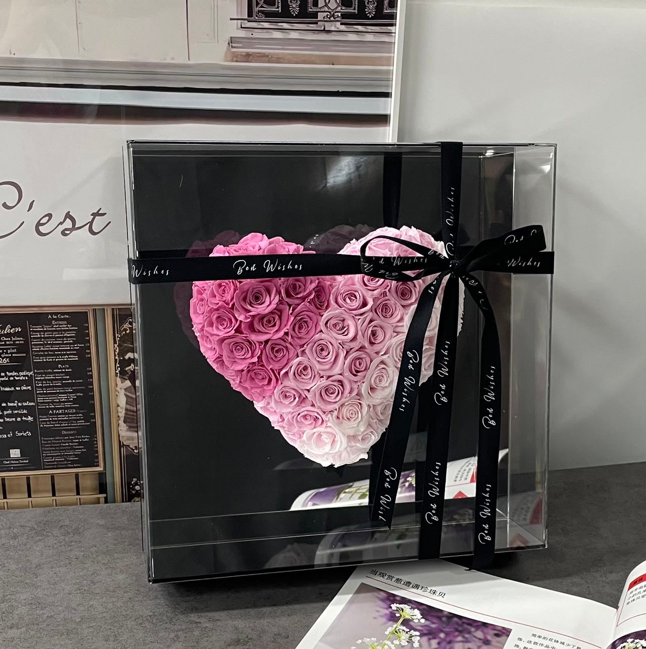 Flaurea Preserved Heart