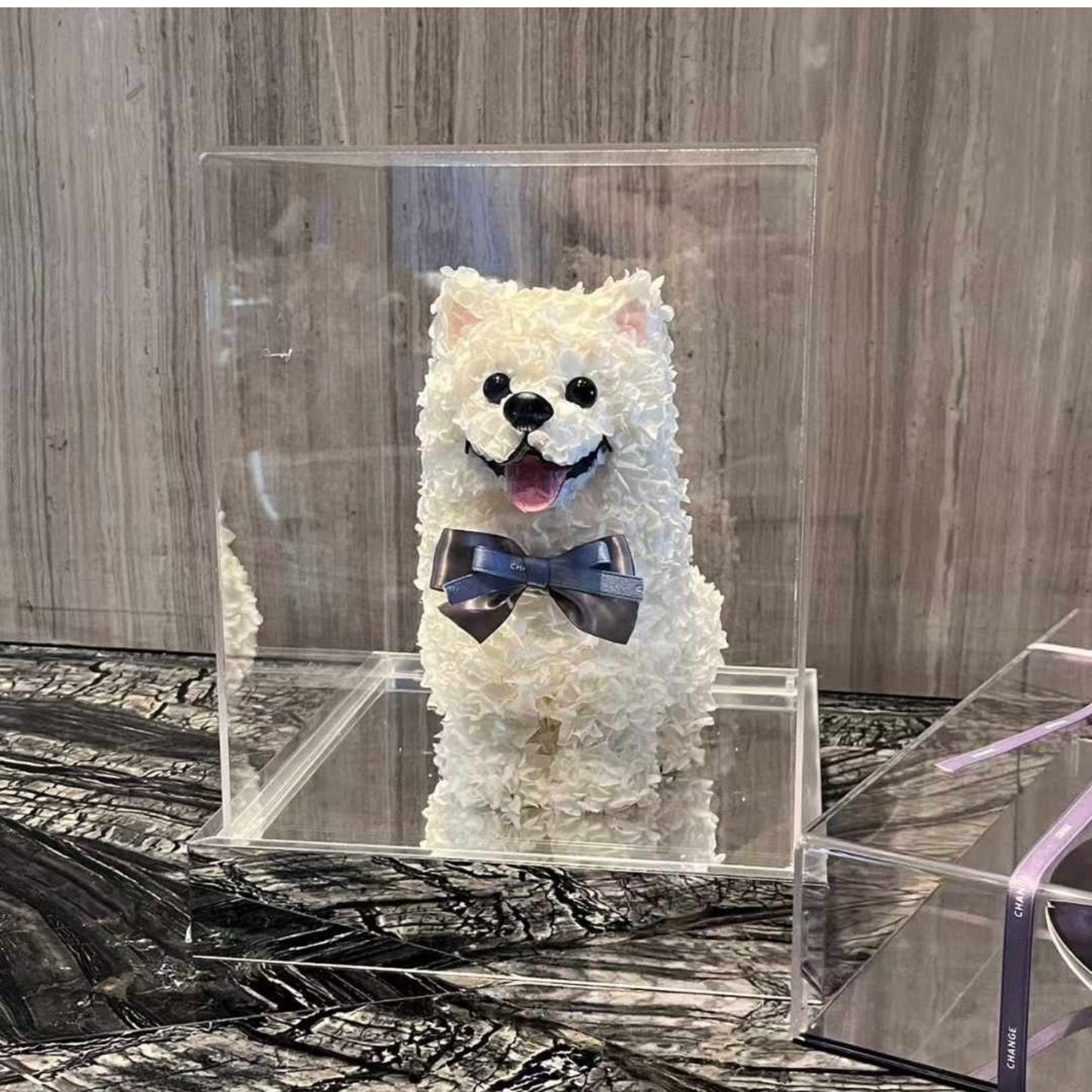 Flaurea Eternal Flower Floral Puppy - Samoyed